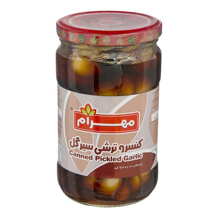 ترشی سیر گل مهرام 700 گرمی